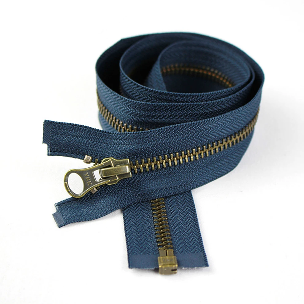 1pcs/lot 5 70cm zipper headed Navy blue metal zipper fastener head