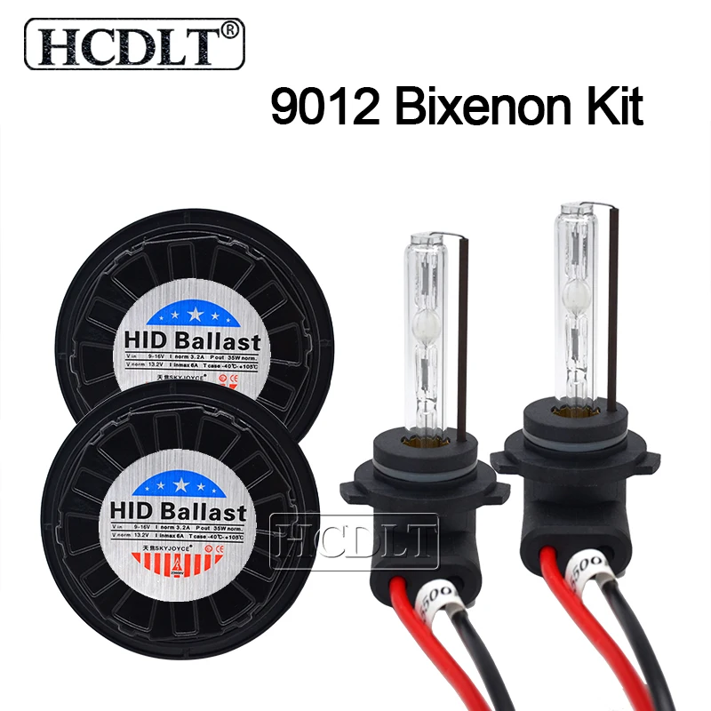 HCDLT автомобильный головной светильник Xenon 9012 HIR2 HID Kit 35 Вт 9012 6000 К Hi/Lo Биксенон без ошибок Canbus автомобильный Светильник Лампа Комплект для IX35