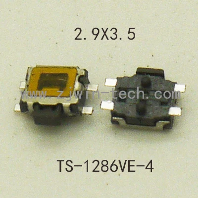 10 шт. 3X4 мм 4Pin кнопочный переключатель боковой переключатель для телефона/MP3/MP4-моментальный тактовый переключатель кнопка с 2 фиксированными
