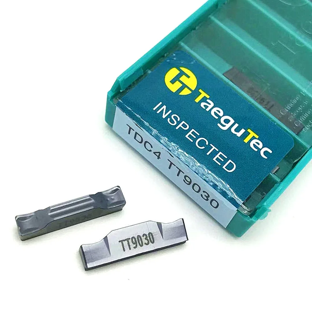 Carbide insert grooving tool TDC2 TDC3 TDC4 TT9030 taegutec TDC lathe tool carbide inserts