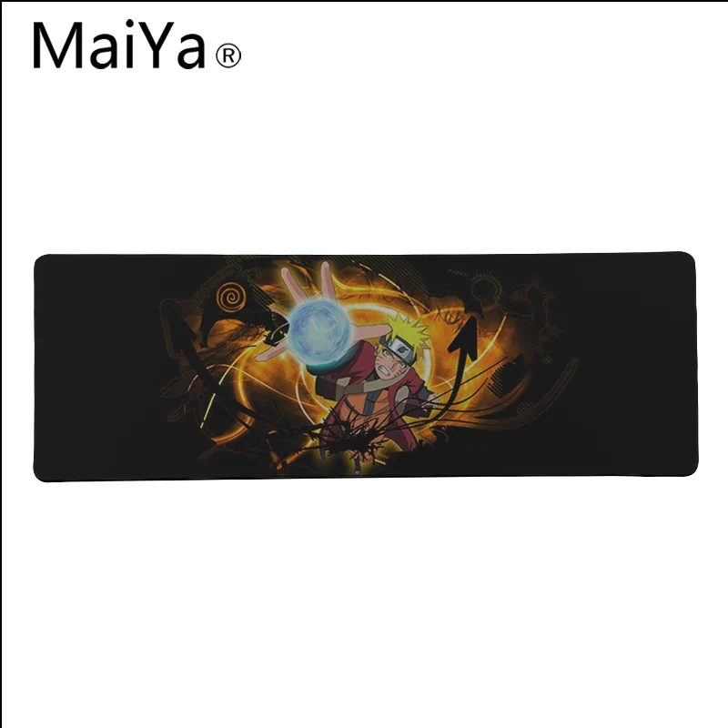 Maiya Высокое качество аниме Наруто Саске боль красивый коврик для мышки в стиле аниме большой коврик для мыши клавиатуры коврик - Цвет: Lock Edge 30x80cm