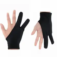 200 шт/партия профессиональный дизайн для искусства раскрашивания перчатки с двумя пальцами для графического рисования ручка планшет для копирования против загрязнений