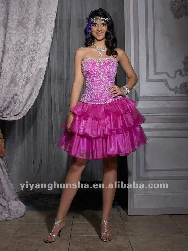 2012 Wonderful Detachable Ball Gown Strapless Floor-Length Quinceanera Dresses