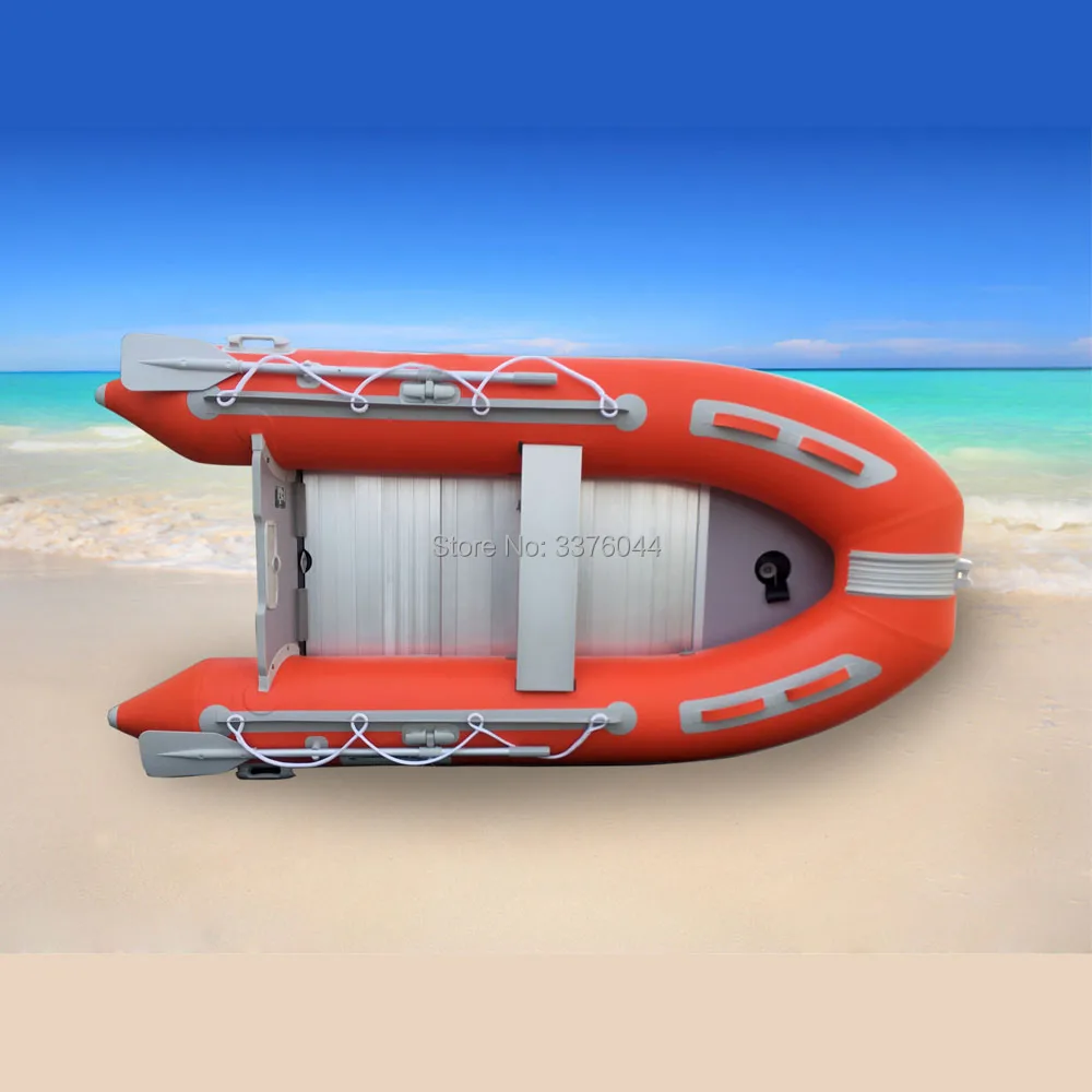 

GTS300 Factory Direct Sale CE certificate Aluminum floor foldable PVC aqueous inflatable boat