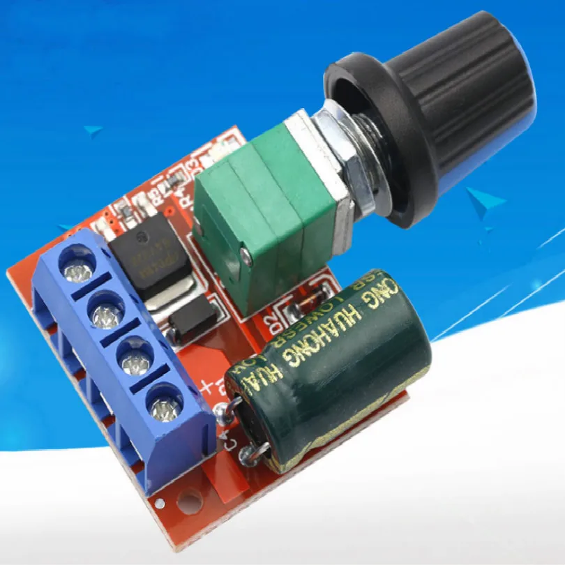 

pwm regulator universal 5V-35V 5A 90W dc motor speed controller controller soft starting free shipping