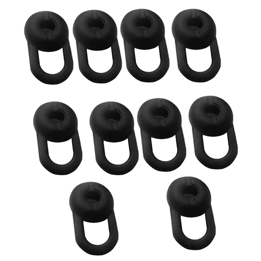 10 Pieces Ear Gel, Replacement Silicone Earbud Gel Tips Fit for M25 M55 M155 M165 M1100 D925 D97 Headset