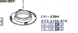 Новое и оригинальное для Cano 50 мм 1,8 II байонет крепление CY3-2150-010