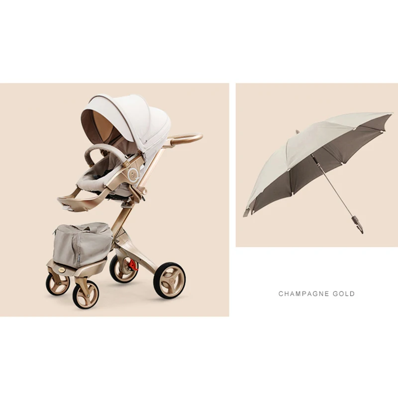 Beste Koop 2019 Nieuwe Luxe 3 In1 Kinderwagen Hoge Landschap