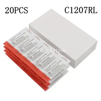 

New Arrival Cartridge Tattoo Needles 20pcs/box Round Liner Bugpin Needles For Permanent Makeup Tattoo Machine 1207RL