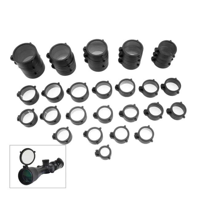 US $2.28 gohantee 1pc Sight Quick Flip Spring Up Open Lens Cover Cap For Caliber Hunting Scope Mounts Rifles