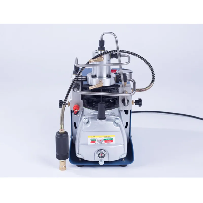  220V Adjustable Auto-Stop 4500PSI 300Bar 30MPA Electrical High Pressure Air Compressor Inflator PCP