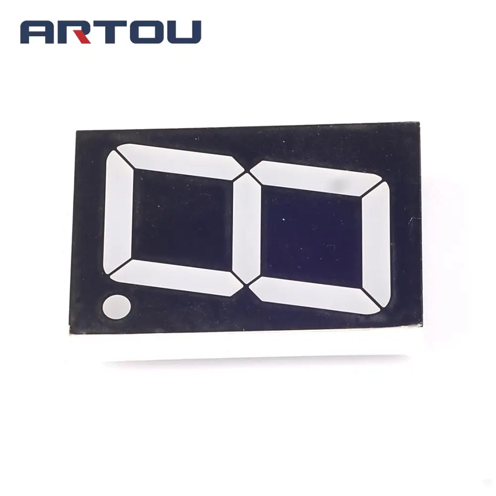 1PCS Common Anode 1 Bit led digital tube display 7 segment 2.3" inch Red LED Display