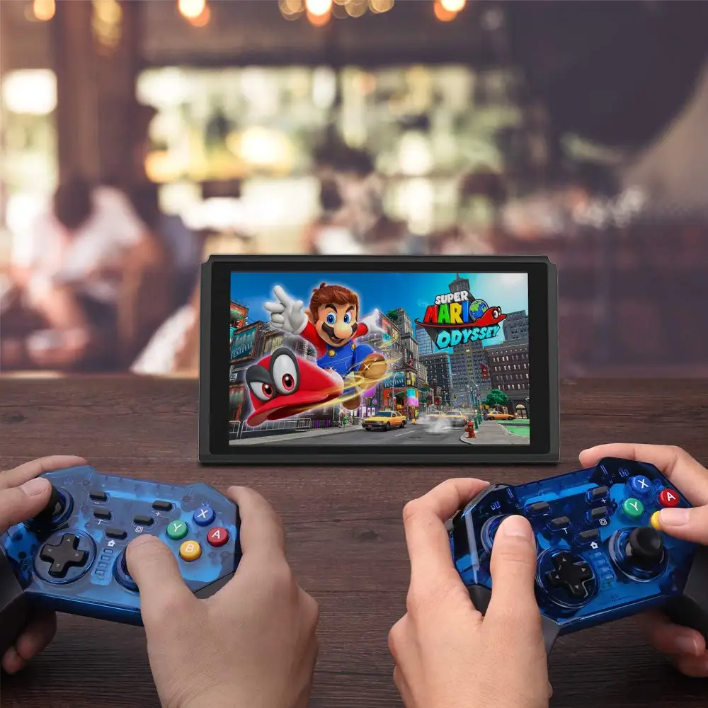 Беспроводной контроллер Switch Pro, поддержка: гироскоп управления движением шок, отлично подходит для nintendo Switch/Splatoon 2/Star Allies