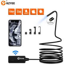 KZYEE wifi эндоскоп Инспекционная камера беспроводной Бороскоп, эндоскоп, камера жесткий кабель wifi эндоскоп для Android/IOS смартфона