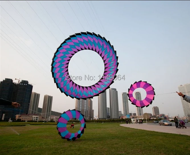 

free shipping high quality 2-10m kite swivelso beautiful rainbow kites different size choose idea for present orange bird toy