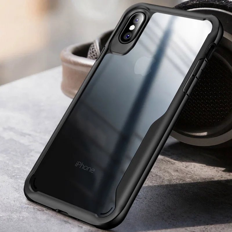 NOWAL мягкий силиконовый бампер для iPhone 5 5S SE 6 6S Plus жесткий акриловый прозрачный