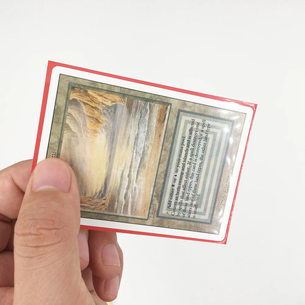 100 шт/партия розовый рукав матовый конверт для карт MGT карты протектор для TCG торговая карточная игра карты щит рукава 66x91 мм