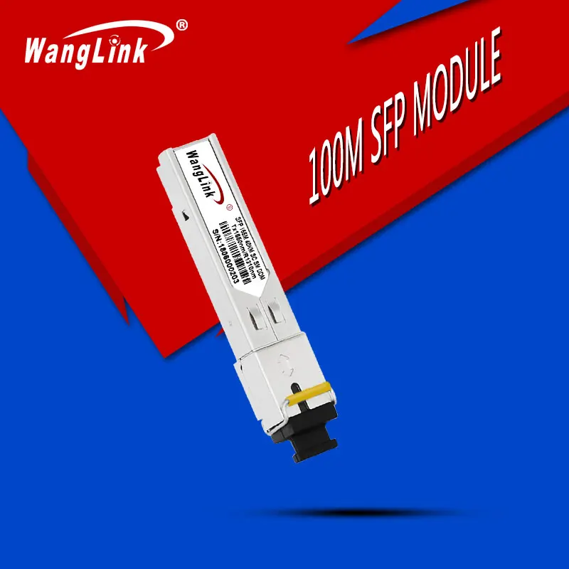 Оптический модуль Wanglink 100 м SFP smf нм/Нм 40 км sfp SC трансивер оптический | Мобильные