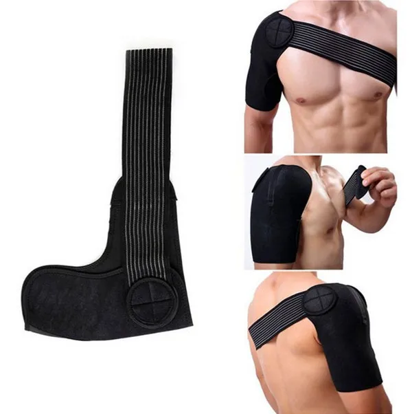 

1 pcs Pressurized adjustable sports back support shoulder protection with a guard unisex outdoor fitness basketball badminton