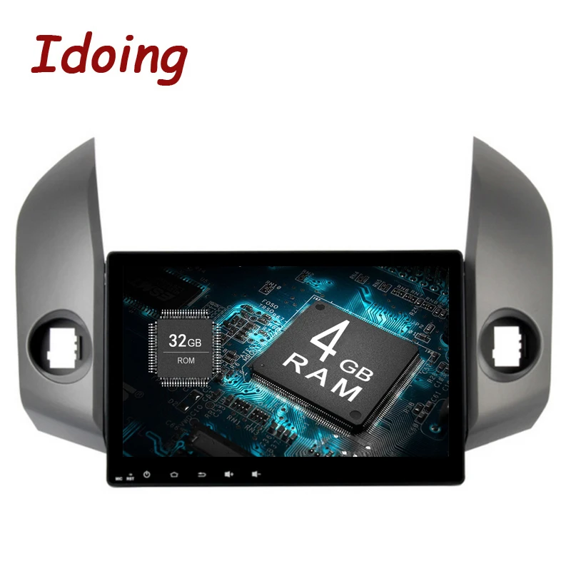 

Idoing 2Din10.2"Car GPS Player Android8.0/7.1 For Toyota RAV4 09-12 Steering-Wheel Touch Screen 4GB+32GB 8Core Fast Boot NO DVD