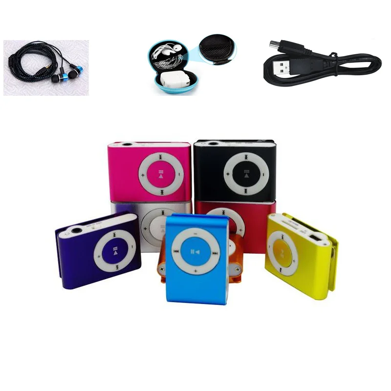 

MLLSE New Suit Sports Player Mp3 Music Player With Clip Mp3 Player Micro TF Card Slot USB Port With Earphone Headphone Fashion