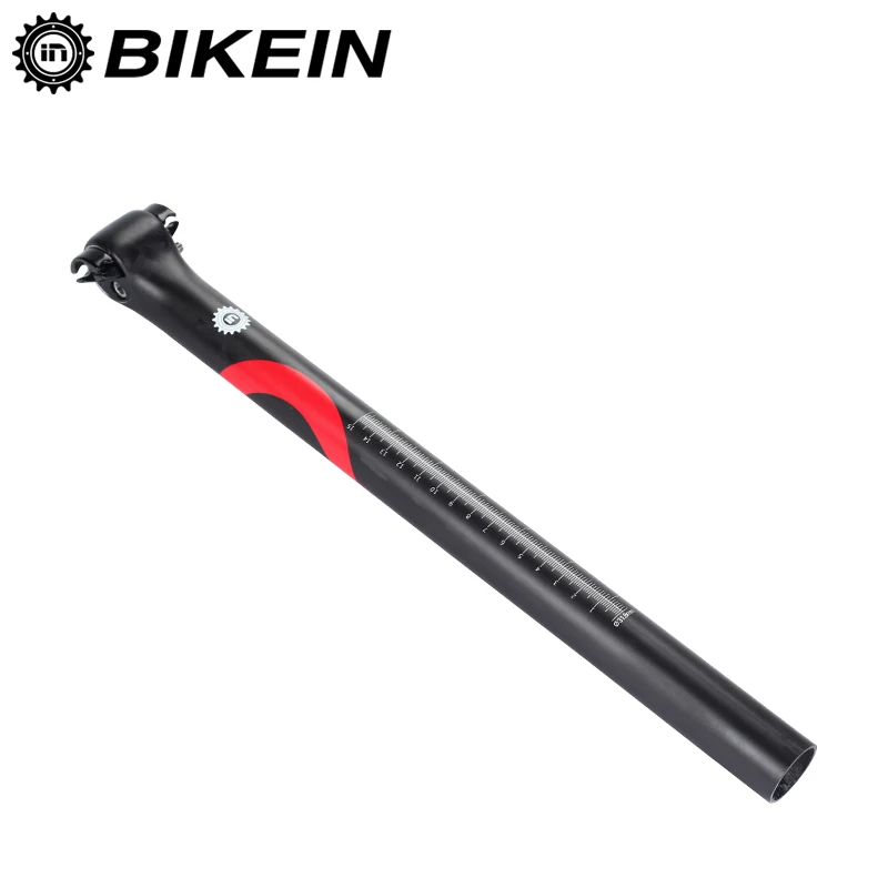 Bikein Pro полный UD углеродного волокна матовый дорожный велосипед подседельный 27,2/30,8/31,6 мм горный велосипед место трубки 5/20 градусов MTB Запчасти