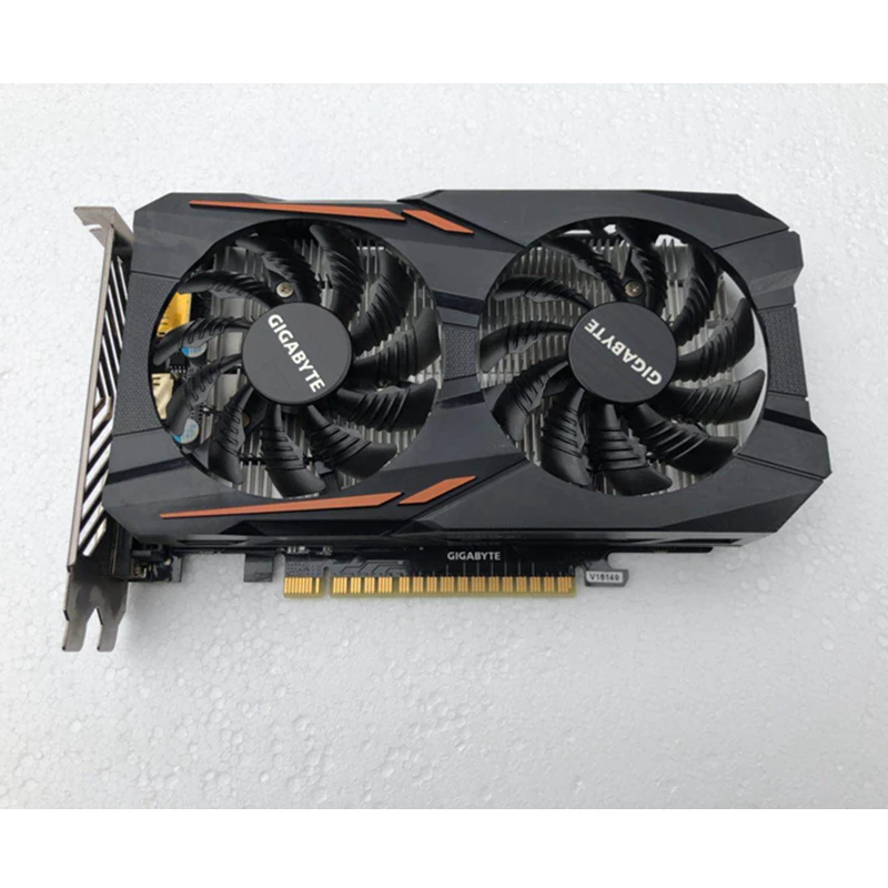 GIGABYTE GPU GTX 1050Ti 4 Гб видеокарта 128 бит видеокарты GTX1050Ti для nVIDIA Geforce GTX1050 Hdmi Dvi VGA карты карта PCI 3,0