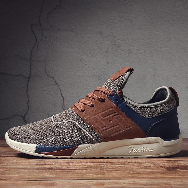 

New 2018 Spring Summer Men Sneakers Shoes Breathable Wear-resistant Casual Light Mesh Shoes Masculino Adulto Men's casual shoes