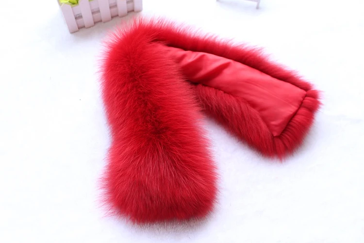 natural fox fur collar scarf (19)