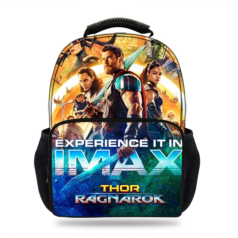 Рюкзак Mochila для детей с 3D принтом Thor: Ragnarok школьные сумки мальчиков и девочек