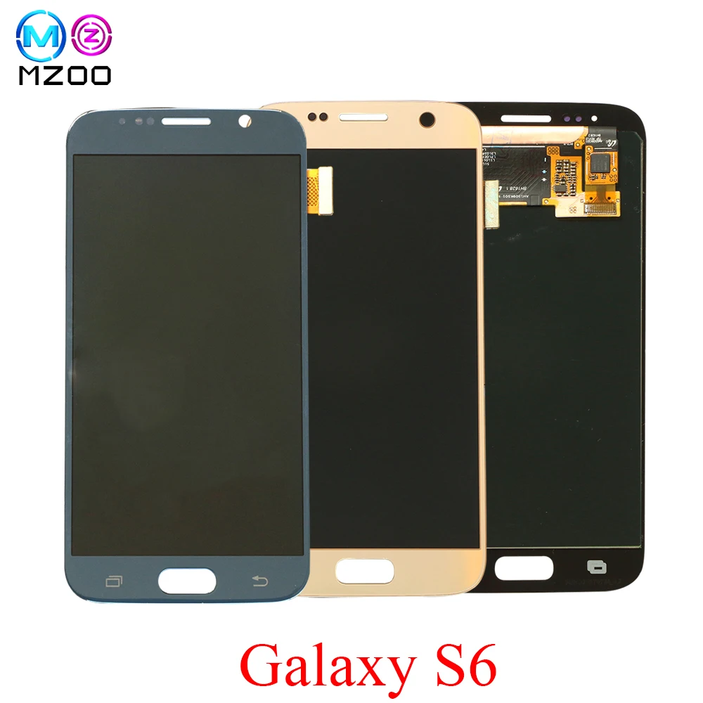 Оригинальный супер AMOLED ЖК дисплей для SAMSUNG Galaxy S6G920 монитор G920F SM G920FD кодирующий