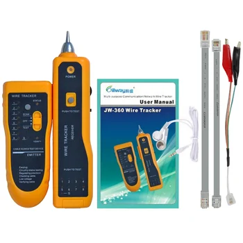 

VONETS RJ45 RJ11 Cat5 Cat6 Telephone Phone Wire Cable Tracker Tracer LAN TV Network Cable Tester Detector Line Kit Gadget
