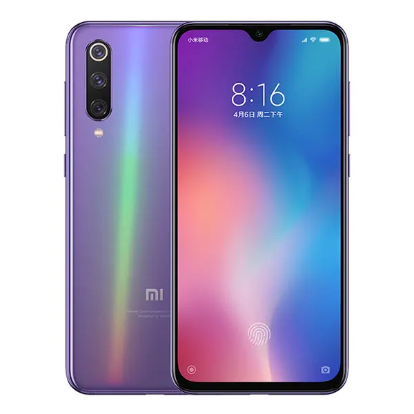 Oringnal Xiao mi мобильный телефон mi 9 SE 6 ГБ 128 ГБ дисплей отпечаток пальца 3070 мАч Восьмиядерный процессор Snapdragon 712 МП Тройная камера 5,97 дюйма - Цвет: Purple 128GB