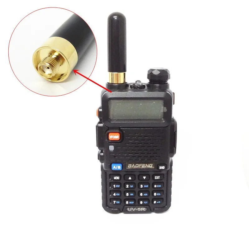 SRH805S SMA-F Female Dual Band Antenna Baofeng GT-3 UV-5R BF-888s Radio SupplyGV 