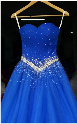 Изготовление на заказ цвет и размер Vestidos De Noiva королевский синий свадебные платья