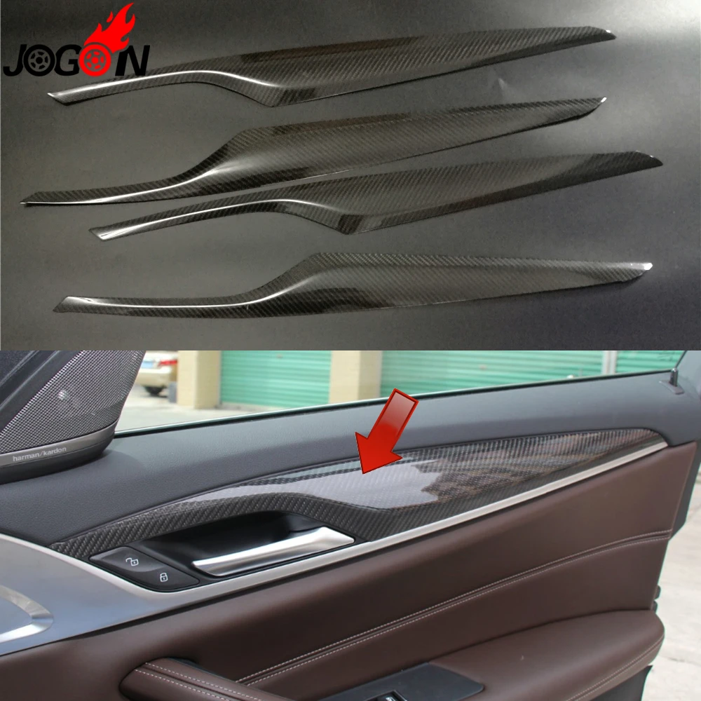 100% Настоящее углеродное волокно для BMW 5 серии G30 G38 2017 2018 интерьер автомобиля