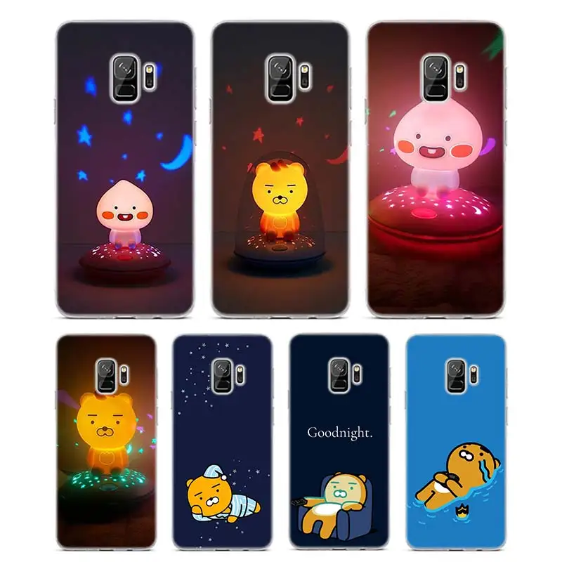

Silicone Phone Case cartoon funny cocoa friend for Samsung Galaxy M30 M20 M10 S10 S9 S8 Plus Lite S7 S6 Edge Note 9 8 Cover