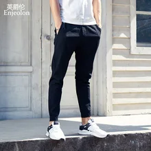 Enjeolon Брендовые спортивные штаны, мужские длинные брюки, мужские штаны высокого качества, Мужская модная повседневная одежда размера плюс 3XL KZ6160