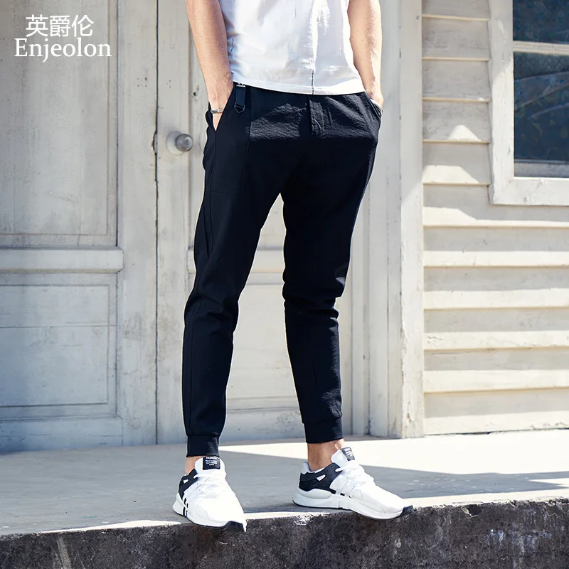 Enjeolon Brand Sweatpants Men Long Trousers Pants Men High-quality Pants Males Fashion Causal Clothes Plus Size 3XL KZ6160 Enjeolon Brand Sweatpants Men Long Trousers Pants Men High-quality Pants Males Fashion Causal Clothes Plus Size 3XL KZ6160