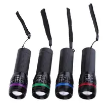 1Pcs Portable Lanterna LED Flashlight Waterproof Aluminum Zoomable Torch light For outdoor Riding Camping lighting