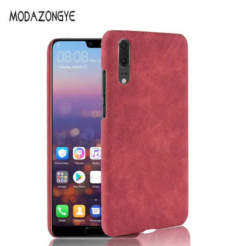 

For Huawei P20 Pro Case Huawei P20 Pro Cover Luxury PU Leather Hard Plastic Back Cover Phone Case For Huawei P20 Pro P 20 P20Pro