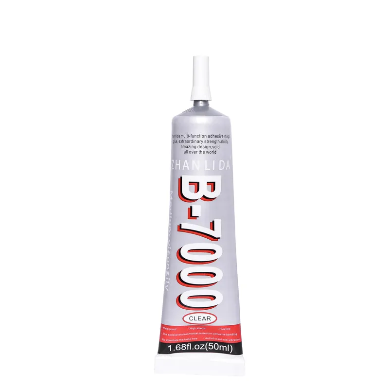 

50ML B7000 Epoxy Resin Glue Adhesive B-7000 Metal Stone Wood Leather Jewelry Fabric Plastic Rubber Phone Touch Screen UV Textile
