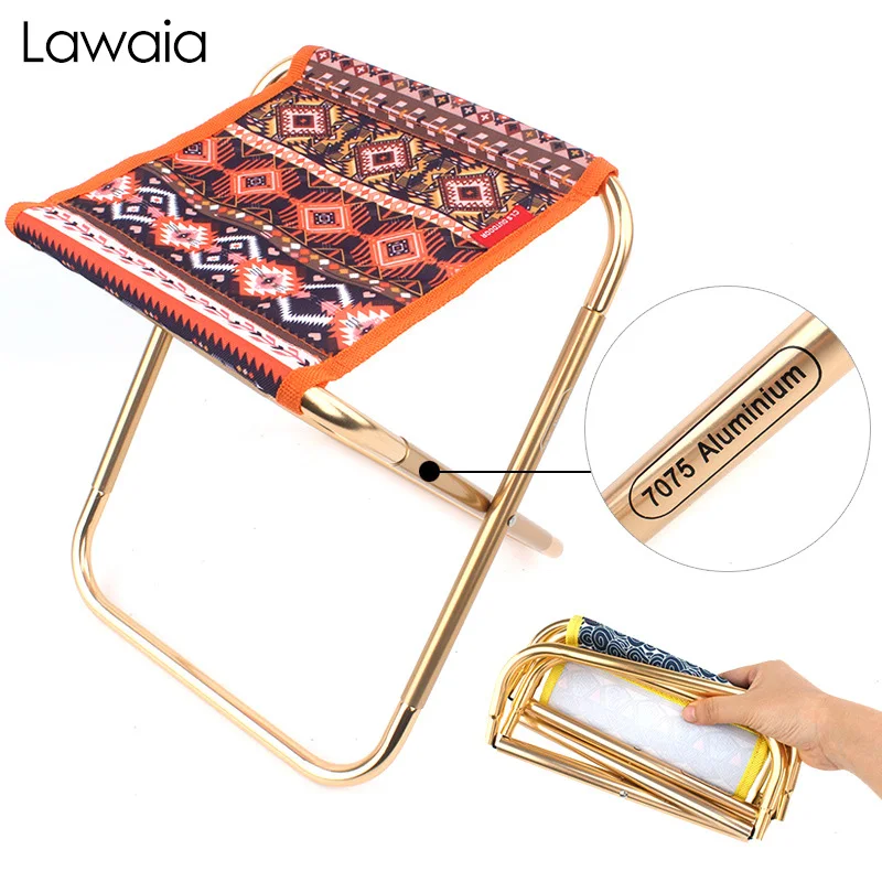 Lawaia الصيد كرسي في الهواء الطلق العرقية الرياح جدا ضوء كراسي قابلة للطي 7075 سبائك الألومنيوم البسيطة المحمولة صغيرة مزار كراسي التخييم Lawaia الصيد كرسي في الهواء الطلق العرقية الرياح جدا ضوء كراسي قابلة للطي 7075 سبائك الألومنيوم البسيطة المحمولة صغيرة مزار كراسي التخييم