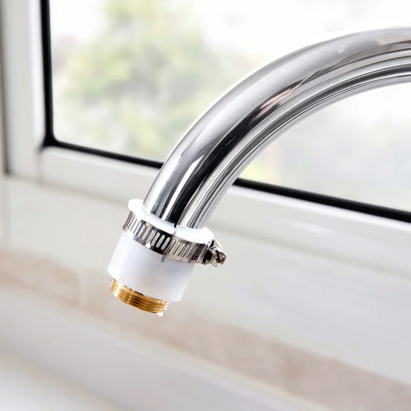

Faucet Splash Head Adapter Water Saver Interface Tap Shower Universal Accessories Connecting Pipe CF030