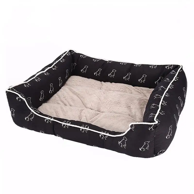 cheap High Quality Cute Pet Dog Bed Soft Sofa Waterproof Dog Bed For Small Medium Large Dog Cat Sleep amp;R Mat With Animal Pattern