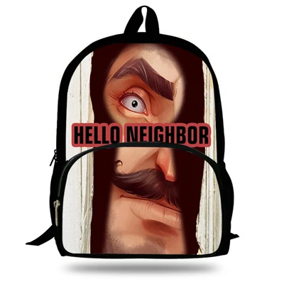 16-дюймовый Mochila Infantil игра Рюкзак Hello сосед сумка для Детский подарок мягкие рюкзаки для мужчин Для женщин сумки с узором для подростков - Цвет: ZA3164