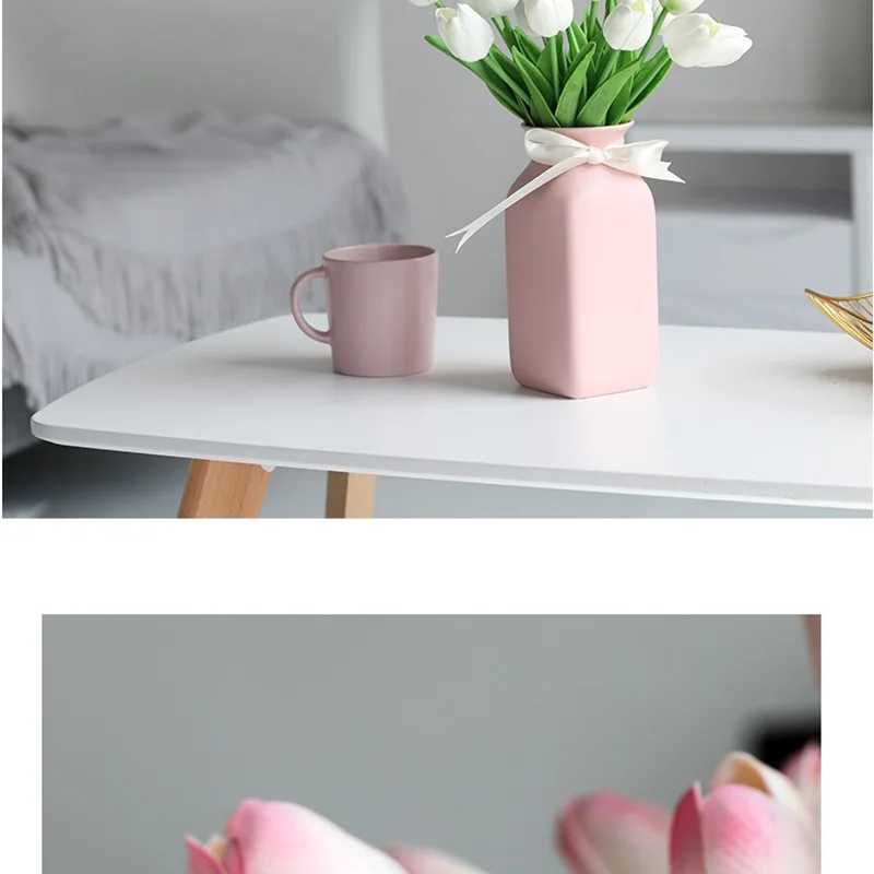 Xuanxixiaotong 5 шт./лот Искусственные цветы тюльпаны букет невесты PU Calla para decora букет цветы для дома Свадебные Декоративные