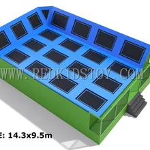 Экспортируется в КостаРику большой батут CE сертифицированный гимнастический фитнес батут для взрослых HZ-LG043a