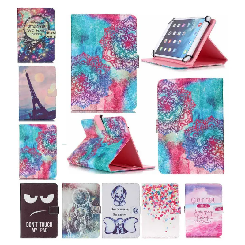 

Fashion PU Leather Case Stand Cover For 10.1 inch Tablet Digma Plane 10.4 for Universal 9" 10" Android Tablet PC+flim+pen KF553C