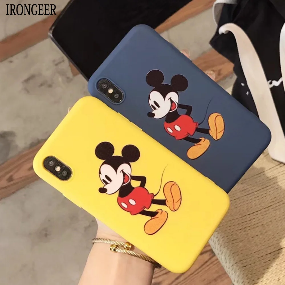 

Phone Cases For iPhone 7 8 Plus 6 6s Cartoon Soft Back Cover For iPhone X XS Max XR Cute Shell Funda Coque Cases